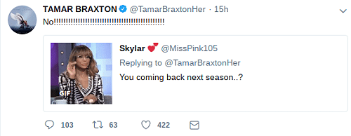 Tamar Braxton Walks Away from ‘Braxton Family Values’ for Good